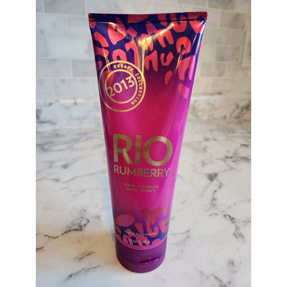 Bath & Body Works Rio Rumberry Triple Moisture Body Cream 2013 Escape Collection